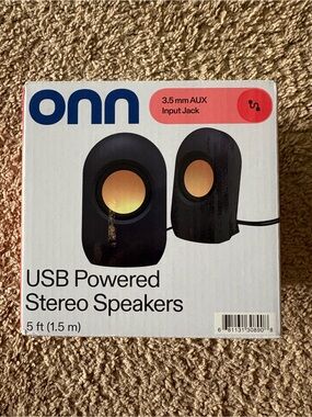 convenient and compact audio solution for computers with a 3.5mm AUX output port